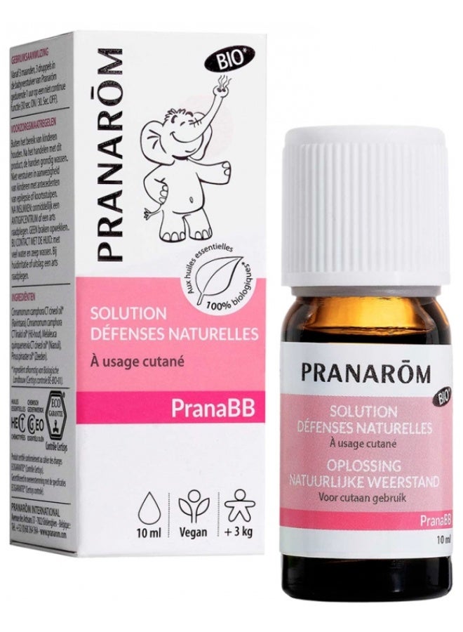 PRANAROM Pranarôm PranaBB Organic Natural Defenses Solution 10ml - Image 1